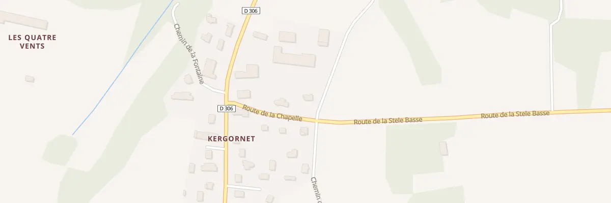 Plan du 3 Rte de la Chapelle à Gestel