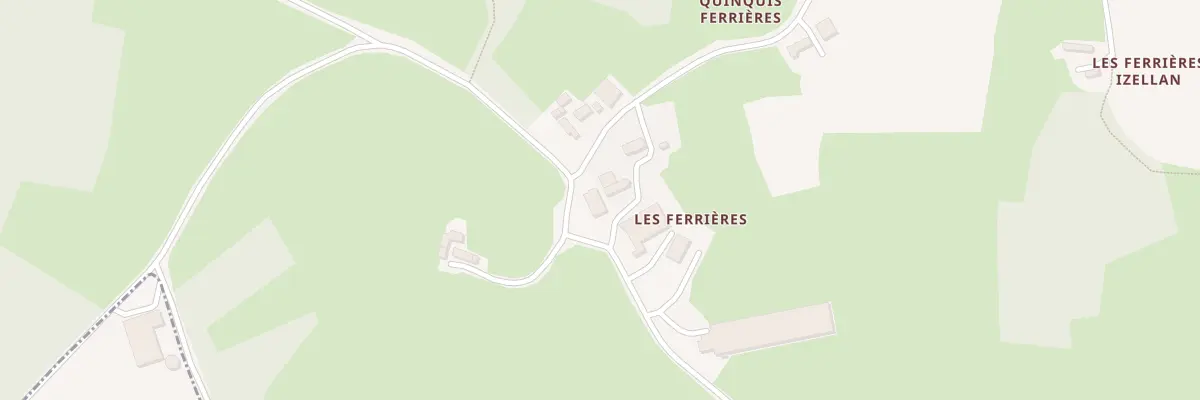 Plan du 4 Les Ferrieres à Plougonver