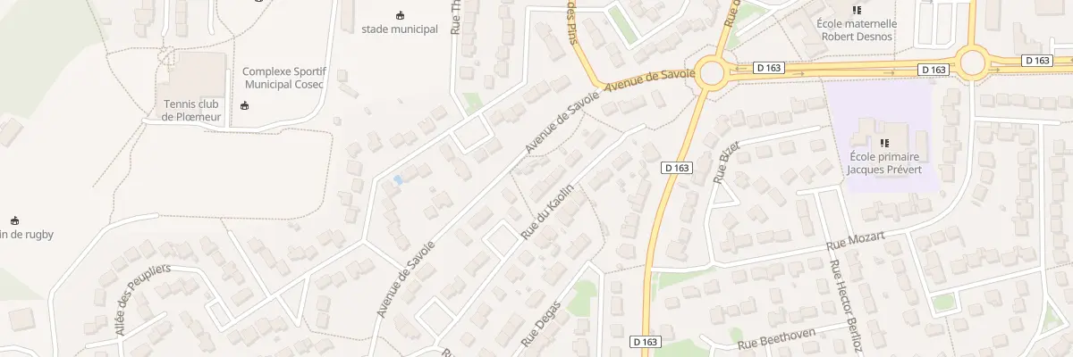 Plan du 22 Rue du Kaolin à Ploemeur