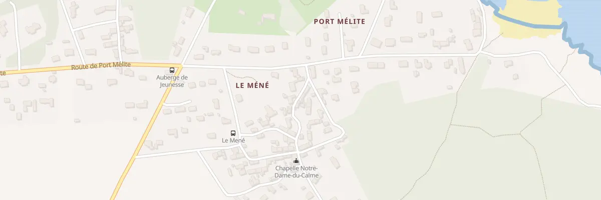 Plan du 5806 Le Mené à Groix