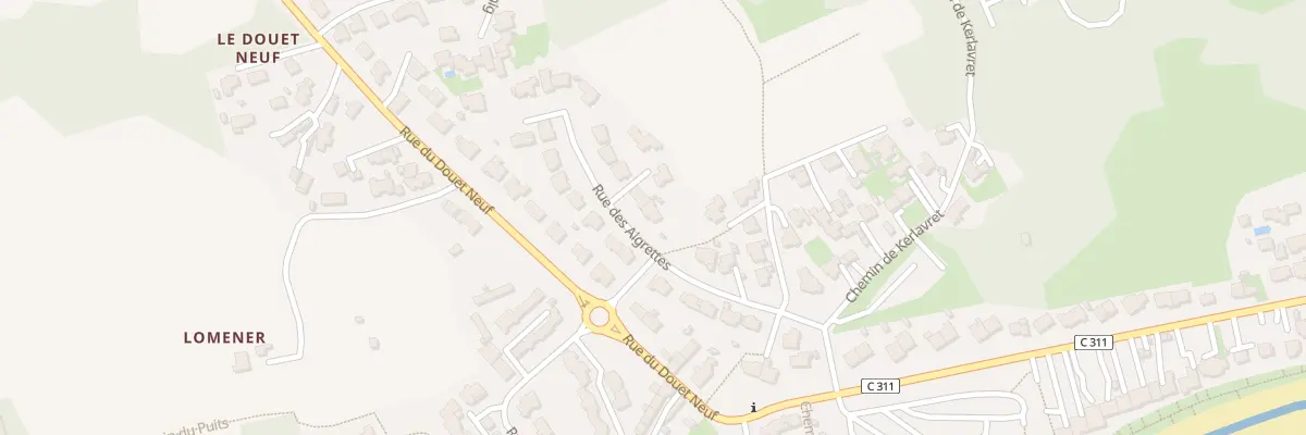 Plan du 6 Rue des Aigrettes à Ploemeur