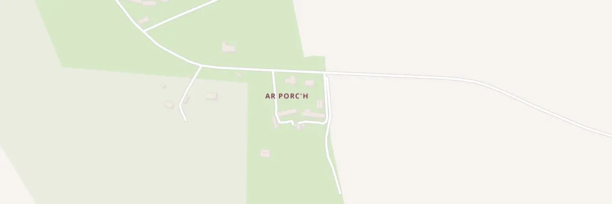 Plan du 177 Ar Porc’h à Arzano