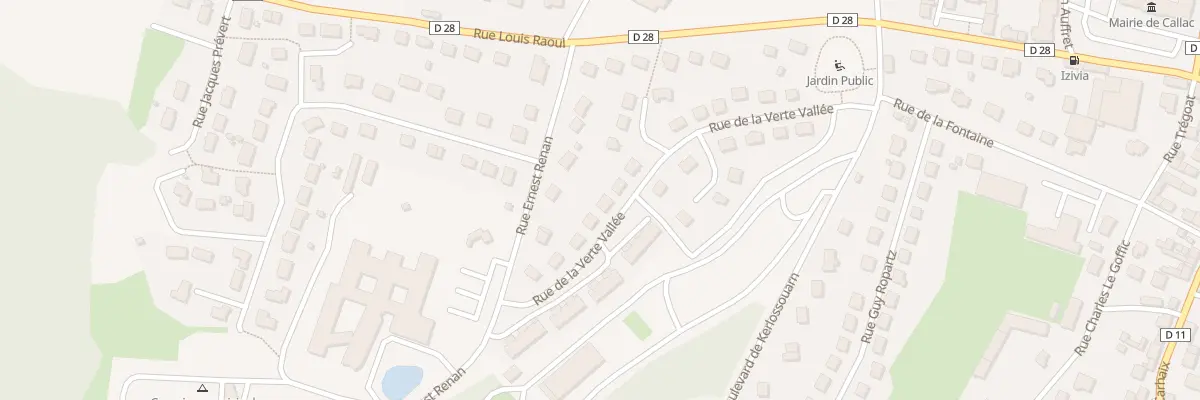 Plan du 18 Rue de la Verte Vallee à Callac