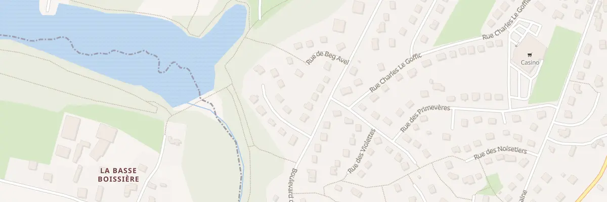 Plan du 18 Bd de Kerlossouarn à Callac