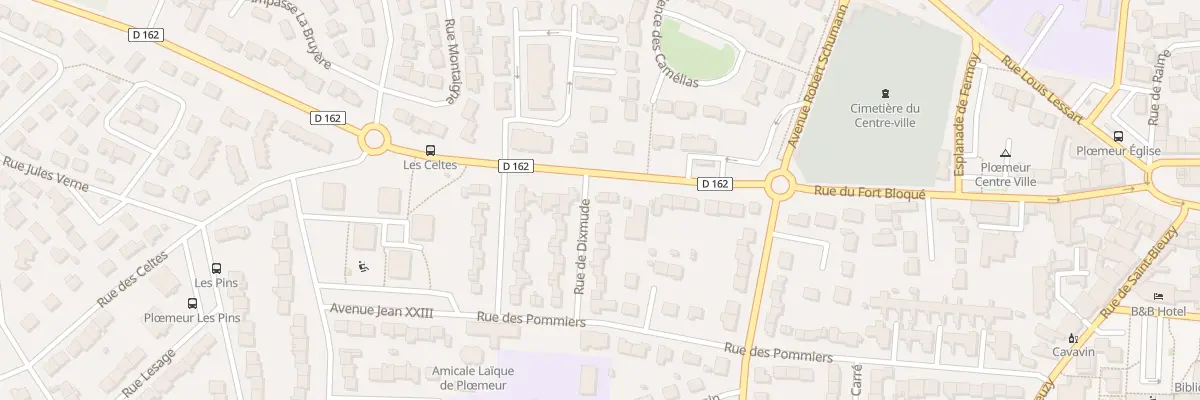 Plan du 1 Rue de Dixmude à Ploemeur