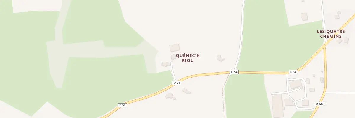 Plan du 2 Quénec’h Riou à La Chapelle-Neuve