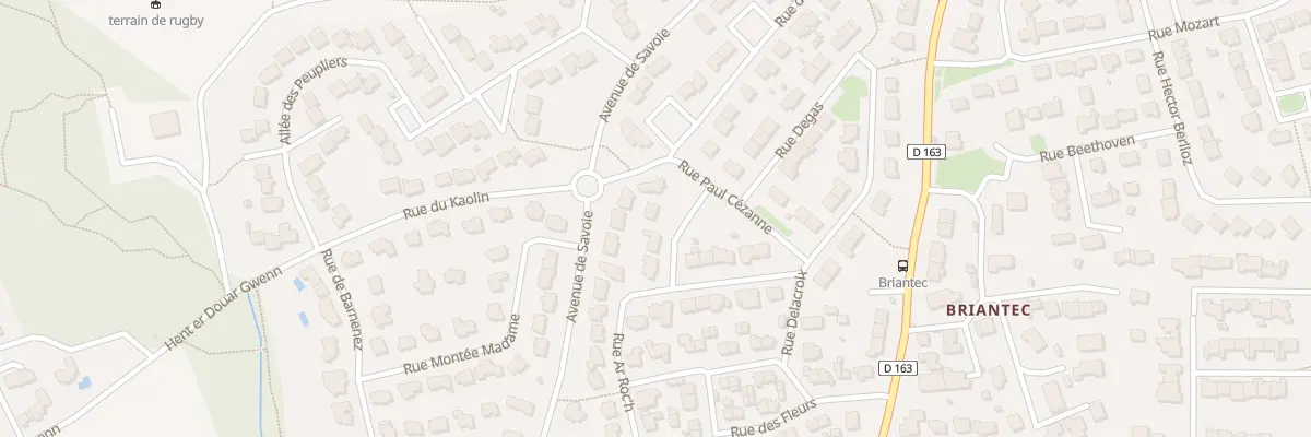 Plan du 2 Rue Gauguin à Ploemeur