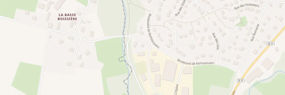 Plan du 2 Rue des Buissons à Callac