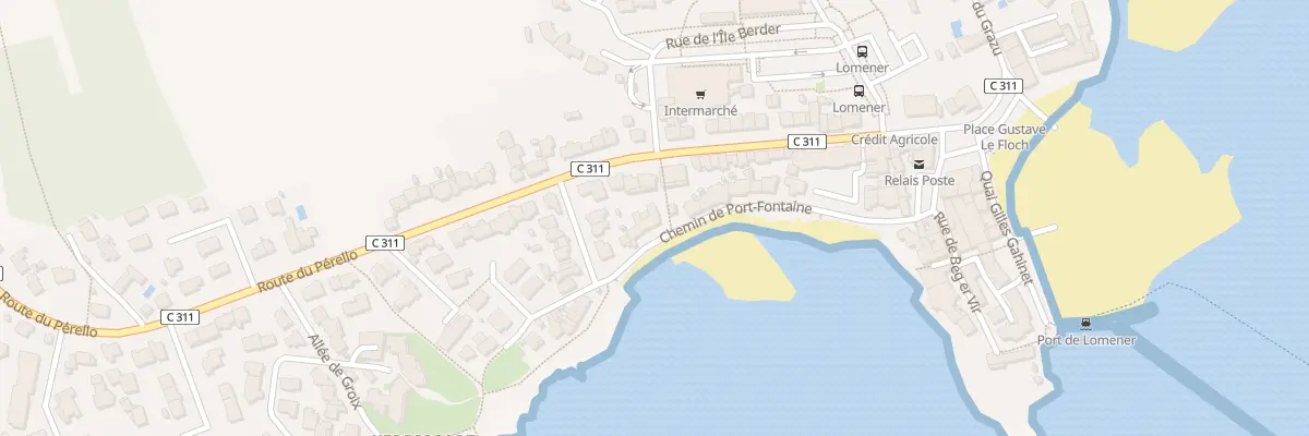 Plan du 17B Che de Port Fontaine à Ploemeur