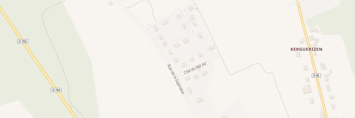 Plan du 29 Cité du Stade à Meslan