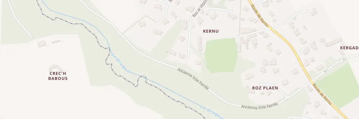 Plan du 8 Roz ar Histin à Louannec