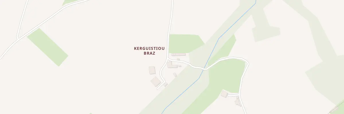 Plan du 5180 Kerguistiou Bras à La Chapelle-Neuve