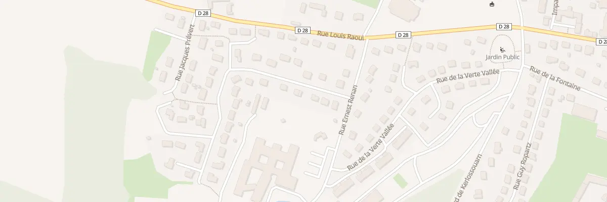 Plan du 5 Rue Joseph Patin à Callac