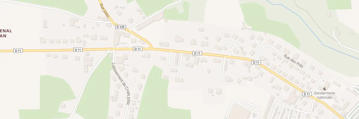 Plan du 45 Rue René Laënnec à Callac