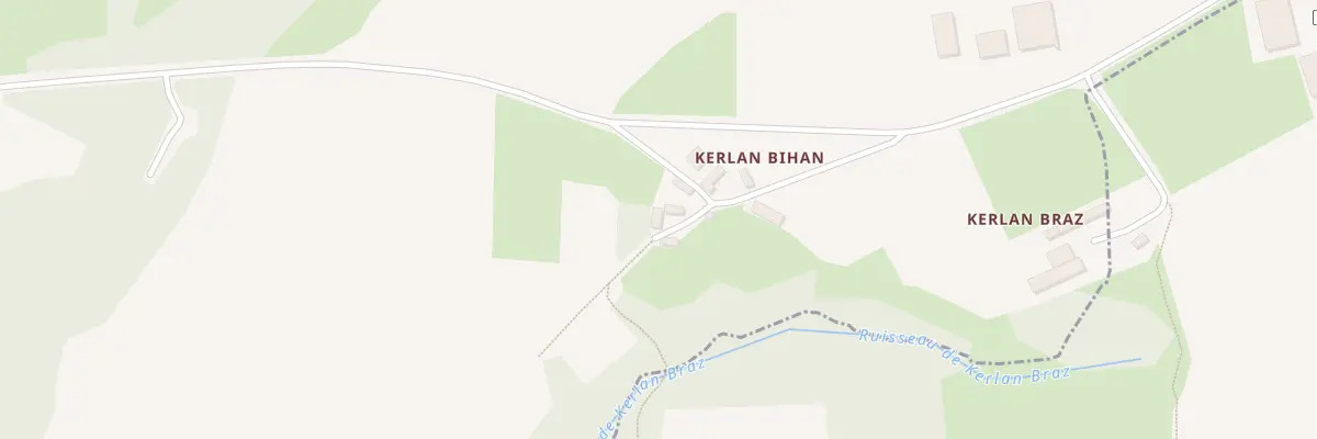 Plan du 2 Kerlan Bihan à Calanhel