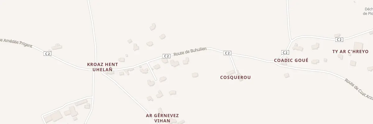 Plan du 18 Rte de Buhulien à Ploubezre