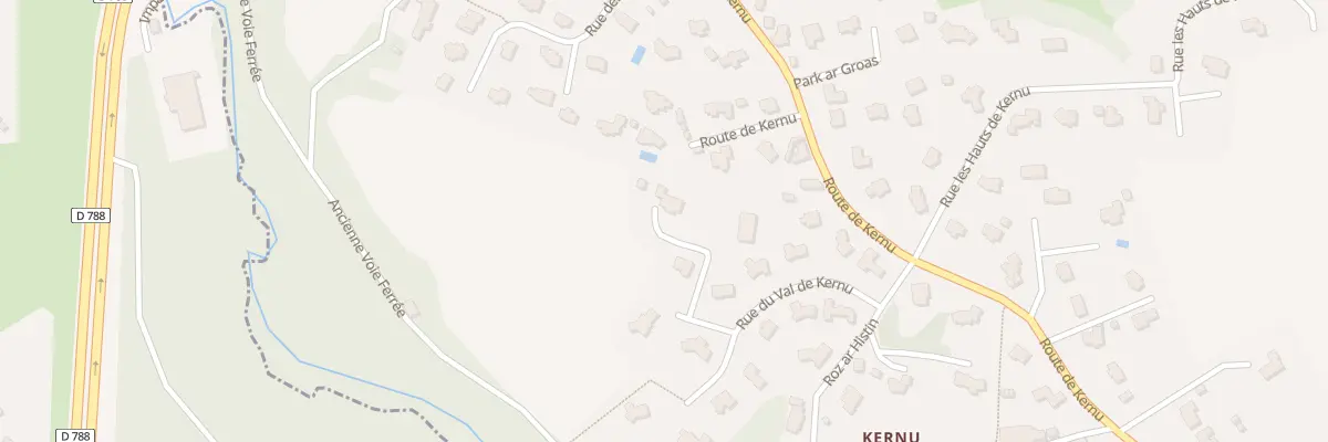 Plan du 10B Rue du Val de Kernu à Louannec