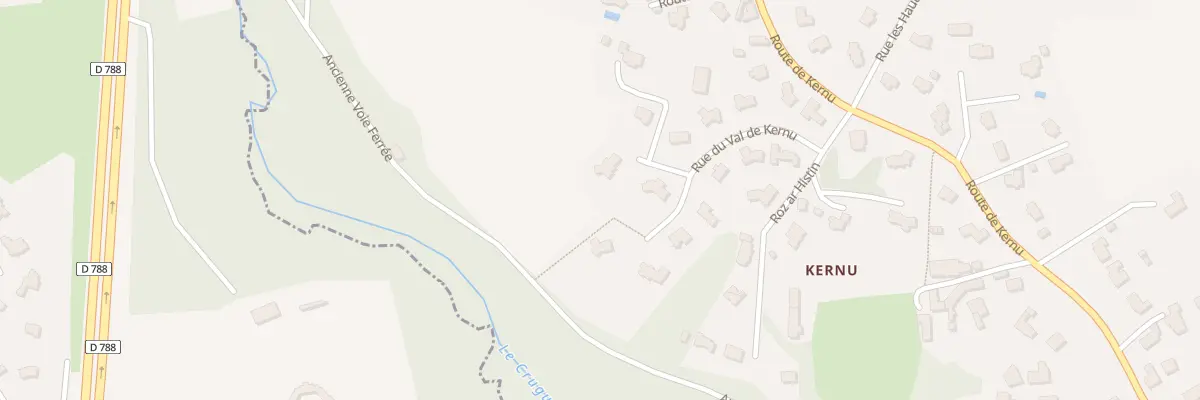 Plan du 19 Rue du Val de Kernu à Louannec