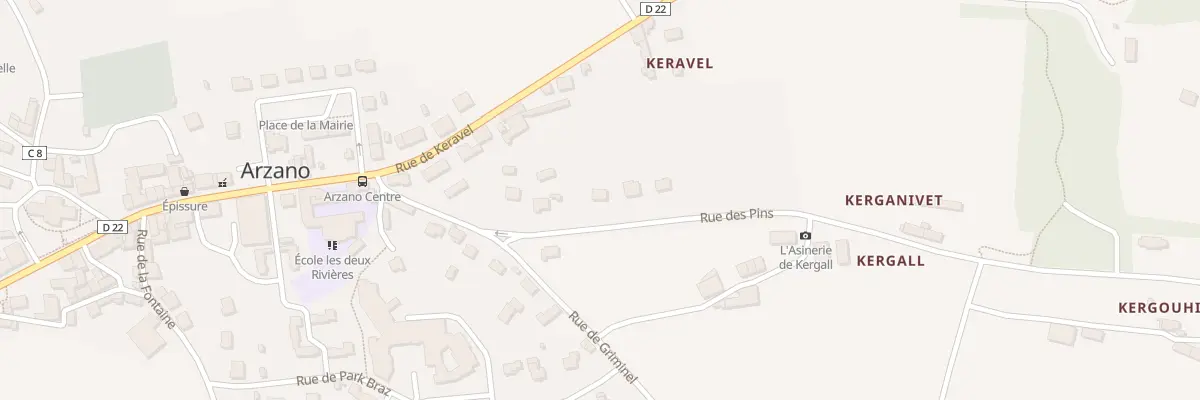Plan du 5 Rue des Pins à Arzano