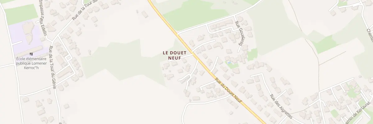 Plan du 62 Rue du Douët Neuf à Ploemeur