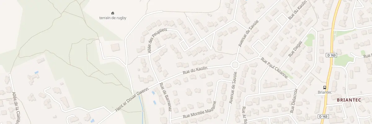 Plan du 66 Rue du Kaolin à Ploemeur