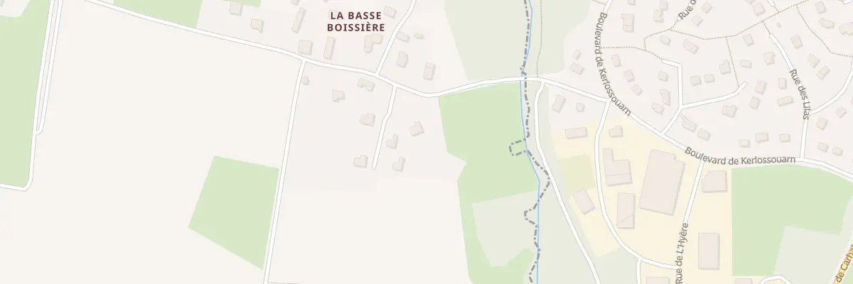 Plan du 10 La Basse Boissiere à Plusquellec