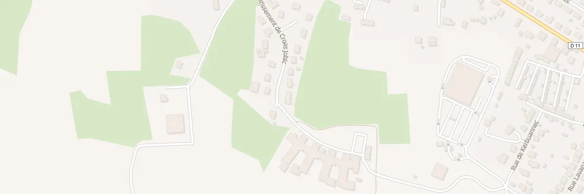 Plan du 17 Lot de Croix Jobic à Callac