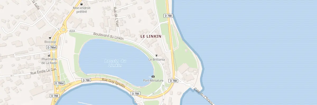 Plan du 19 Bd Yvon Bonnot à Perros-Guirec