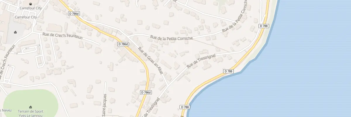 Plan du 15 Rue de Trestrignel à Perros-Guirec
