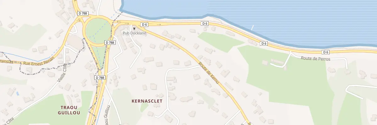 Plan du 2 Rue Kernasclet à Louannec