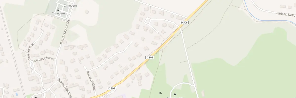 Plan du 29 Rue de Kergornet à Gestel