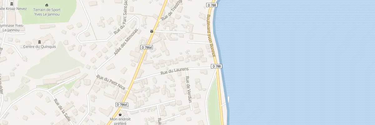 Plan du 17 Rue du Laurens à Perros-Guirec