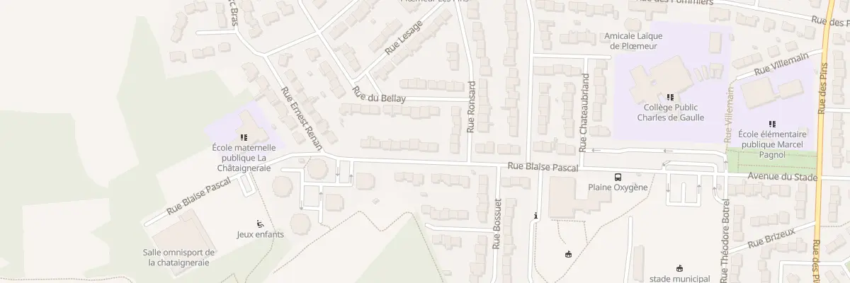 Plan du 19 Rue Pascal à Ploemeur
