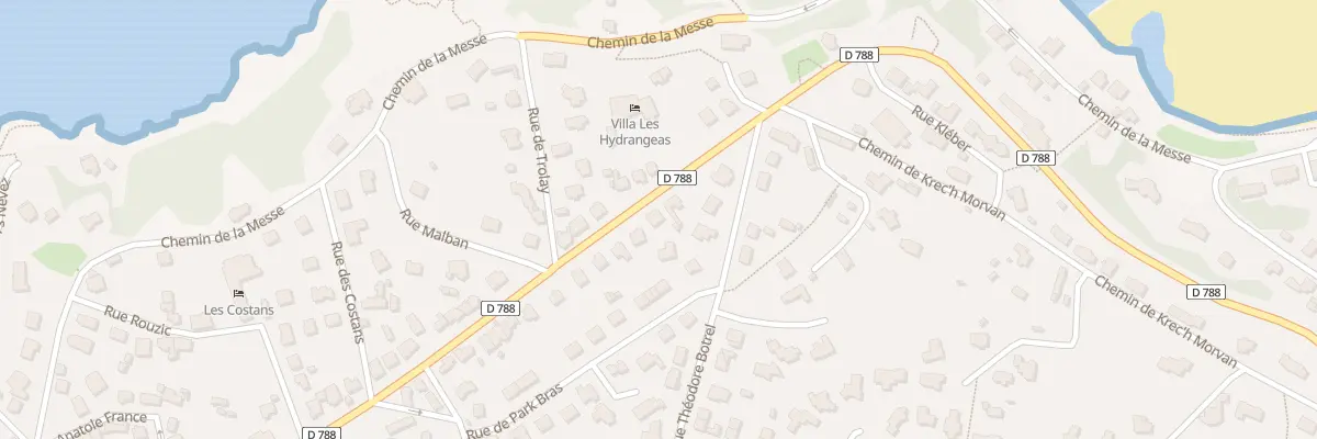 Plan du 9016 Bd Clemenceau à Perros-Guirec