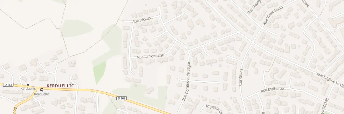 Plan du 6 Rue La Fontaine à Ploemeur