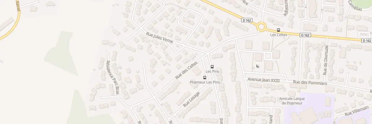 Plan du 3 Rue des Celtes à Ploemeur