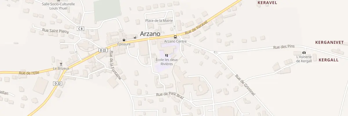 Plan du 2 Ven de Griminel à Arzano