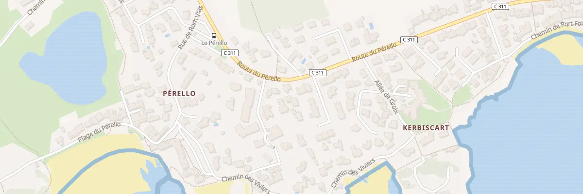 Plan du 68B Rte du Pérello à Ploemeur