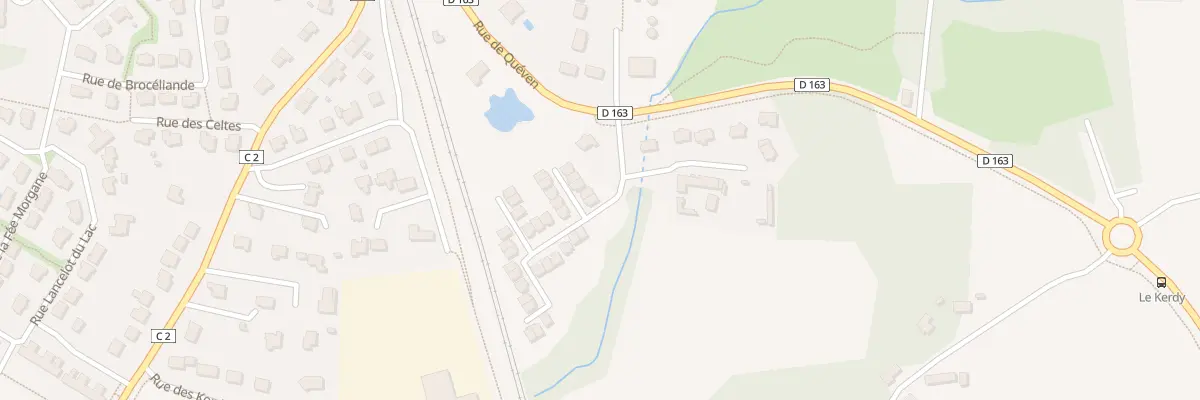 Plan du 2 Imp des Palombes à Gestel