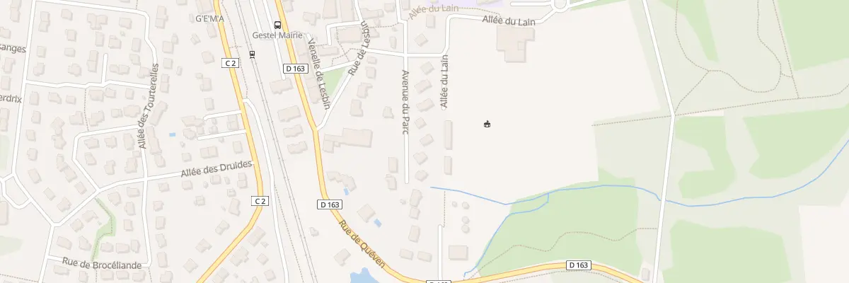 Plan du 7 Av du Parc à Gestel