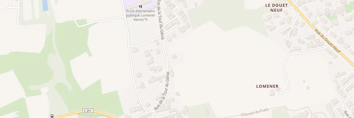 Plan du 5 Rue de la Tour du Génie à Ploemeur
