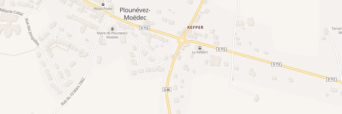 Plan du 5023 Kefpert à Plounévez-Moëdec