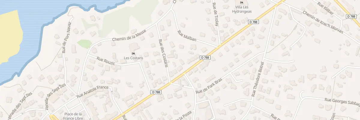 Plan du 27 Bd Clemenceau à Perros-Guirec