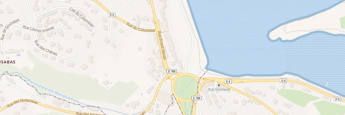 Plan du 8 Rue Ernest Renan à Perros-Guirec
