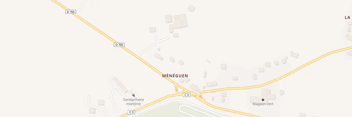 Plan du 6958 Mene Guen à Quéven