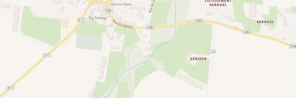Plan du 12 Rue du Steriou à Paule
