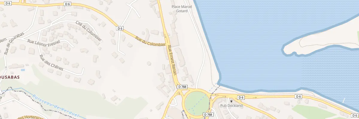 Plan du 12 Rue Ernest Renan à Perros-Guirec