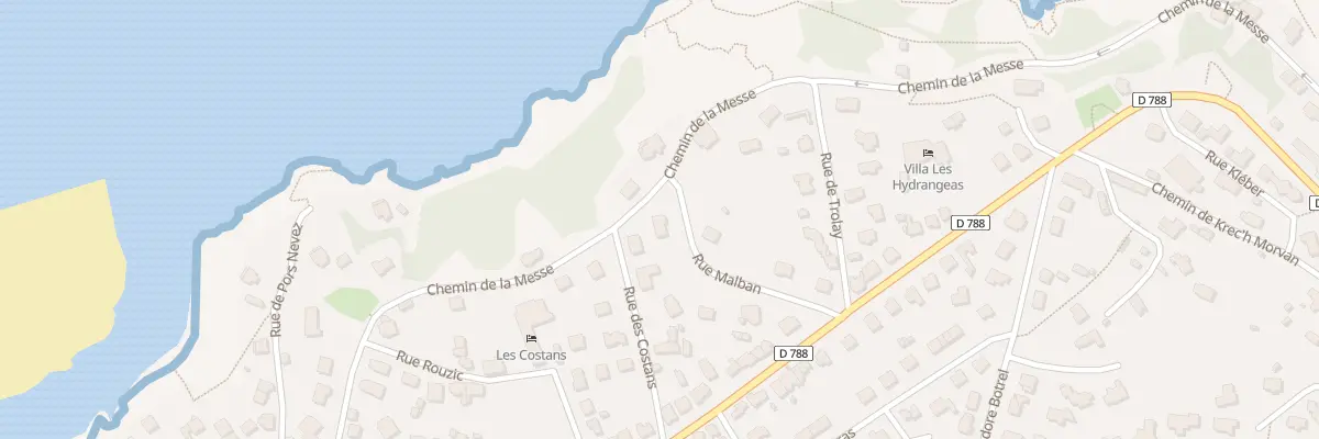 Plan du 9131 Rue Malban à Perros-Guirec