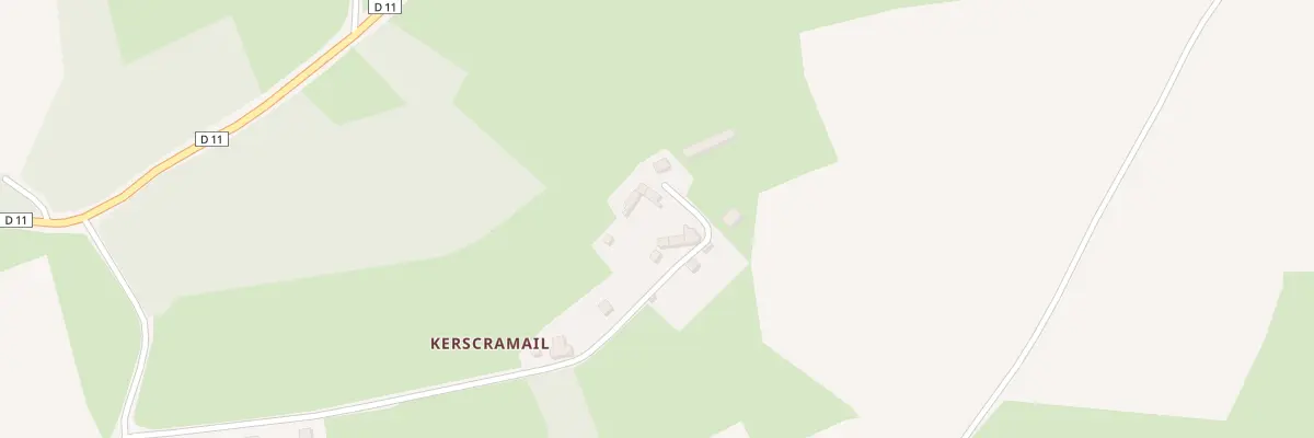 Plan du 4 Kerscramail à Duault