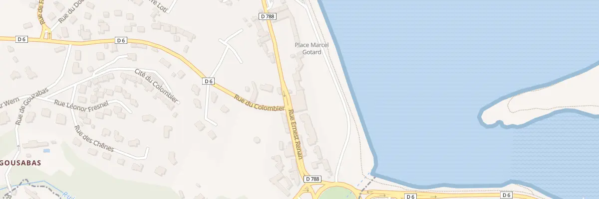 Plan du 16 Rue Ernest Renan à Perros-Guirec